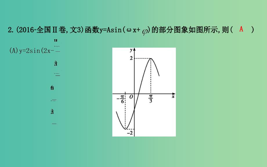 2019届高考数学二轮复习第一篇专题三三角函数与解三角形第1讲三角函数的图象与性质三角恒等变换课件文.ppt_第4页