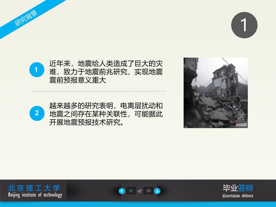 基于电离层遥感的地震震前预报研究毕业论文答辩通用精品PPT模板_第3页