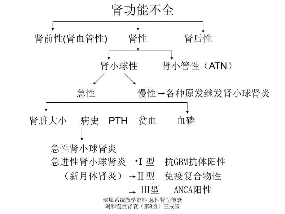 泌尿系统教学资料急性肾功能衰竭和慢性肾衰第8版王成玉课件_第5页