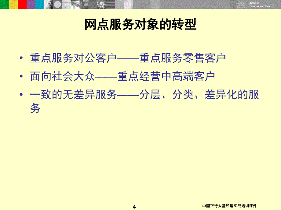 中国银行大堂经理实战培训课件_第4页