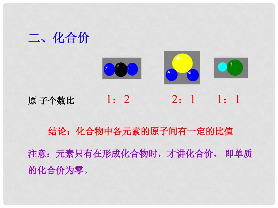 九年级化学上册 第4单元 课题4 化学式与化合价课件 （新版）新人教版_第1页