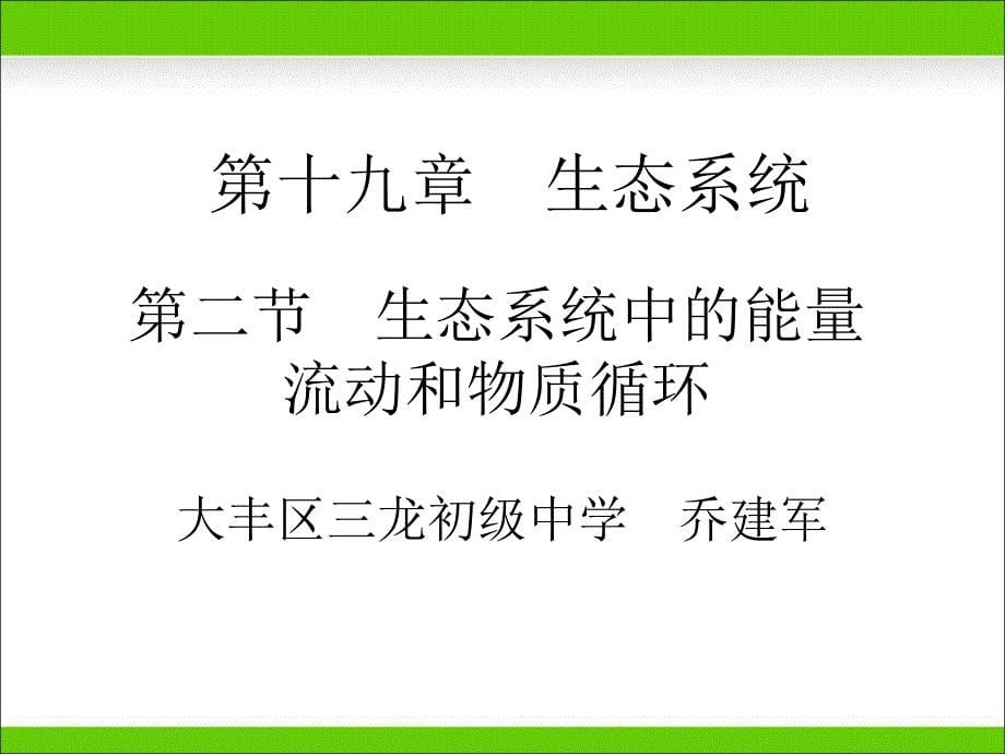 生态系统中的能量流动和物质循环_第5页