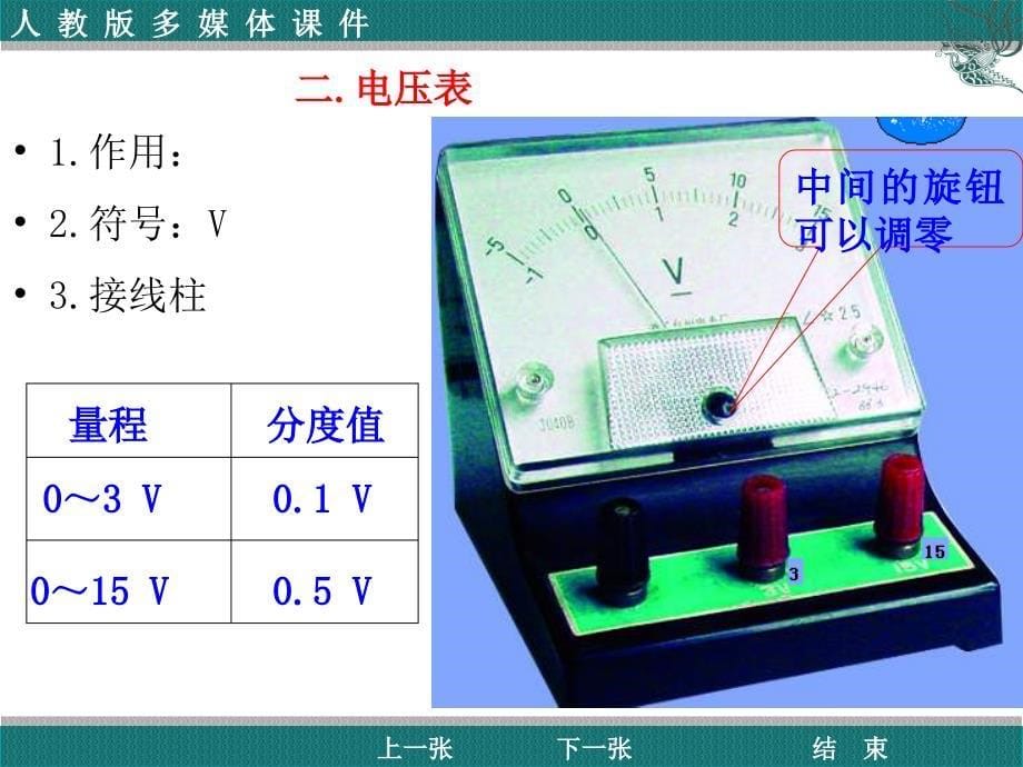 人教版八年级物理下册第六章一节电压课件_第5页