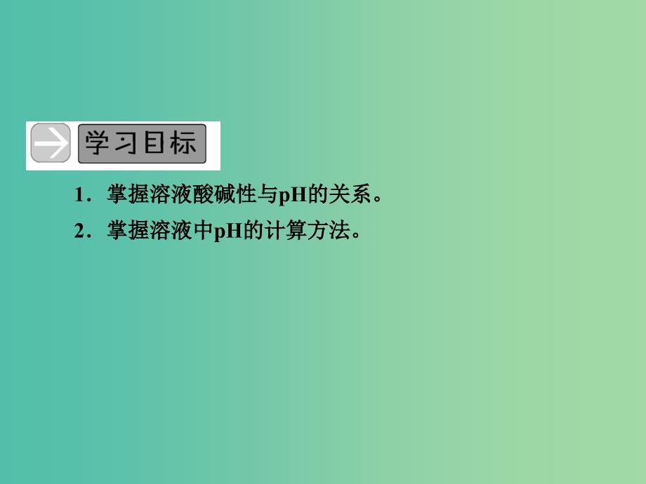 高中化学 专题3 第2单元 第1课时 溶液的酸碱性课件 苏教版选修4.ppt_第3页