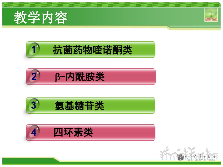 临床药物治疗学：第五章 抗菌药物与抗生素类药物的分析_第2页