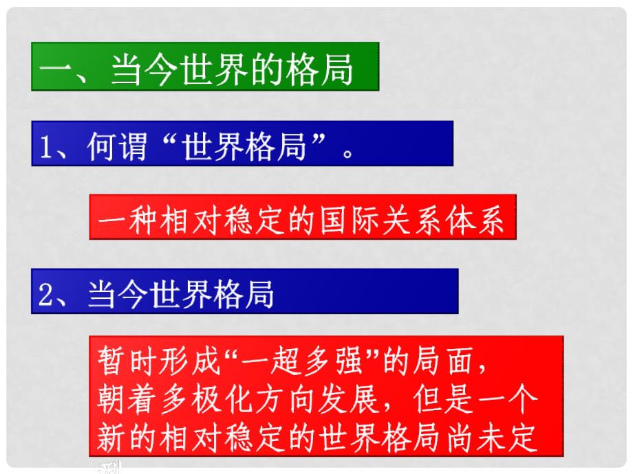 九年级历史下册 第七单元 第15课 世界政治格局的多极化趋势课件 新人教版_第2页