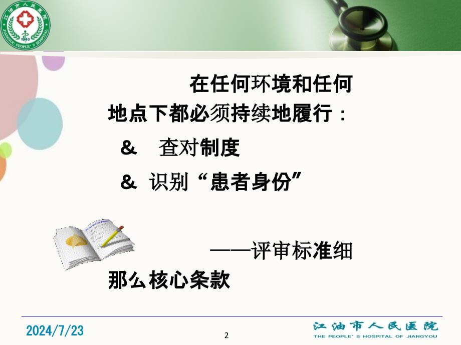 患者身份识别制度与流程PPT课件_第2页