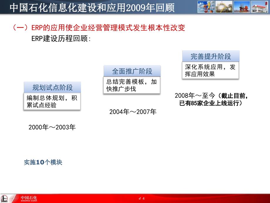 中石化信息化建设回顾与信息化建设展望_第4页