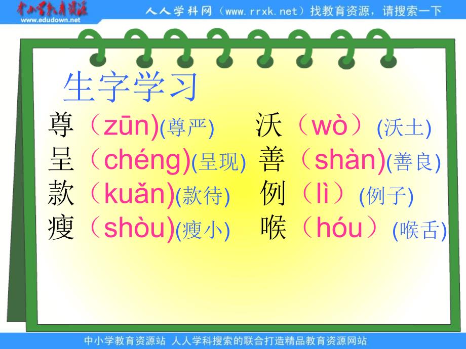 鲁教版四年级上册尊严课件2_第3页