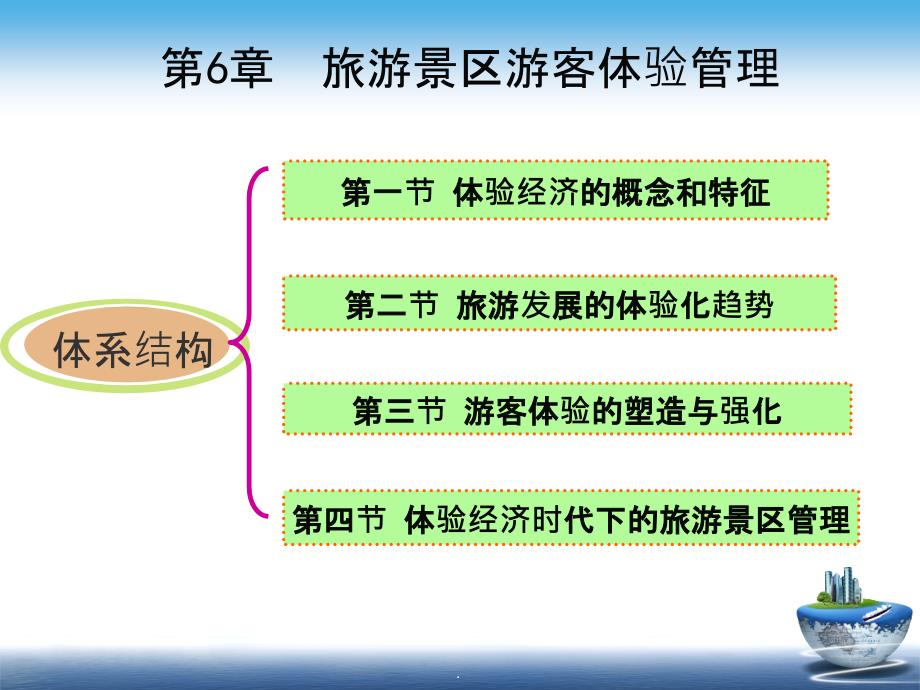 第6章旅游景区游客体验管理_第1页