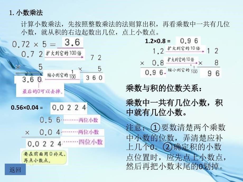 2020【苏教版】数学五年级上册：5.9小数乘法的练习ppt课件1_第5页