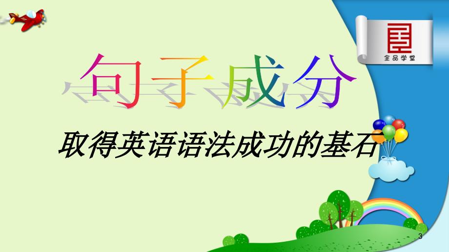 初中英语句子成分分析课件_第3页