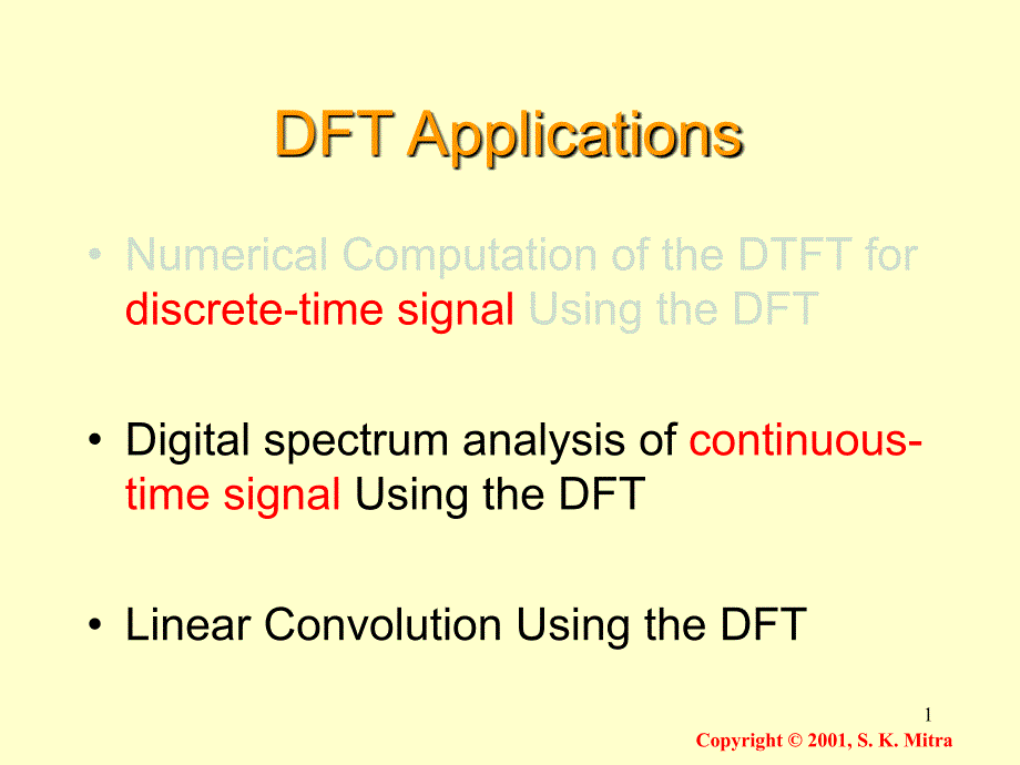 测试信号英文版课件：Chapter3 Discrete-Time Signals in the Transform Domain_Lec2_part2_第1页