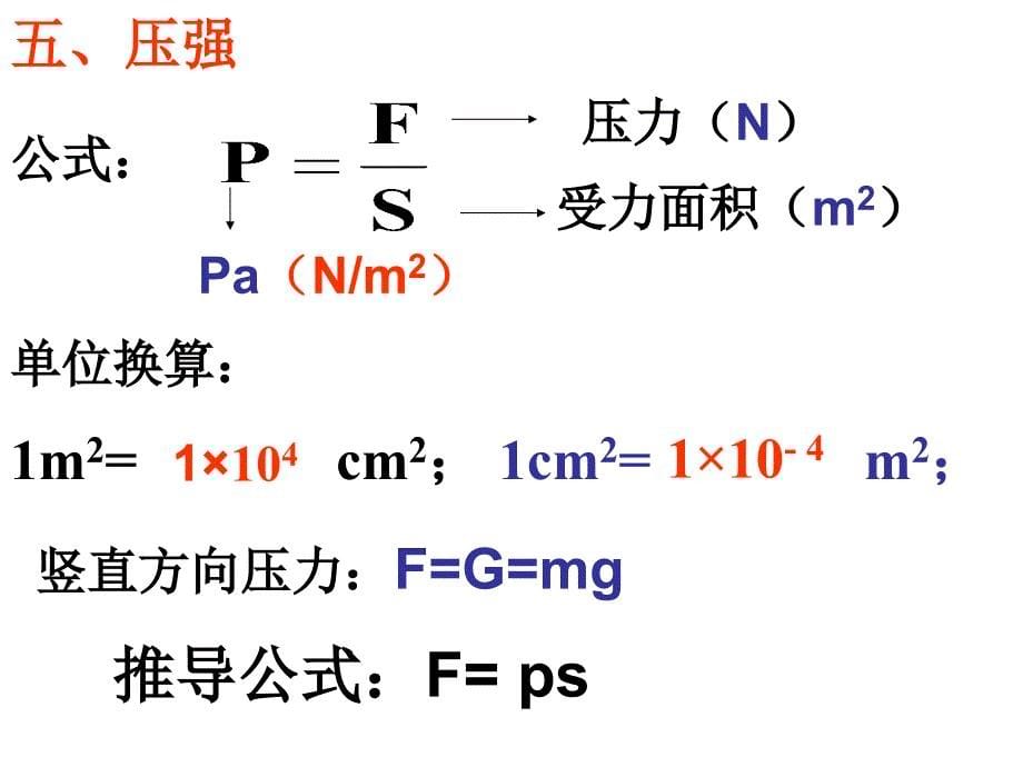 初中物理公式复习_第5页