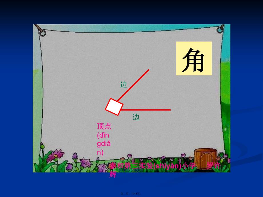 人教小学四年级数学上册角的分类学习教案_第2页