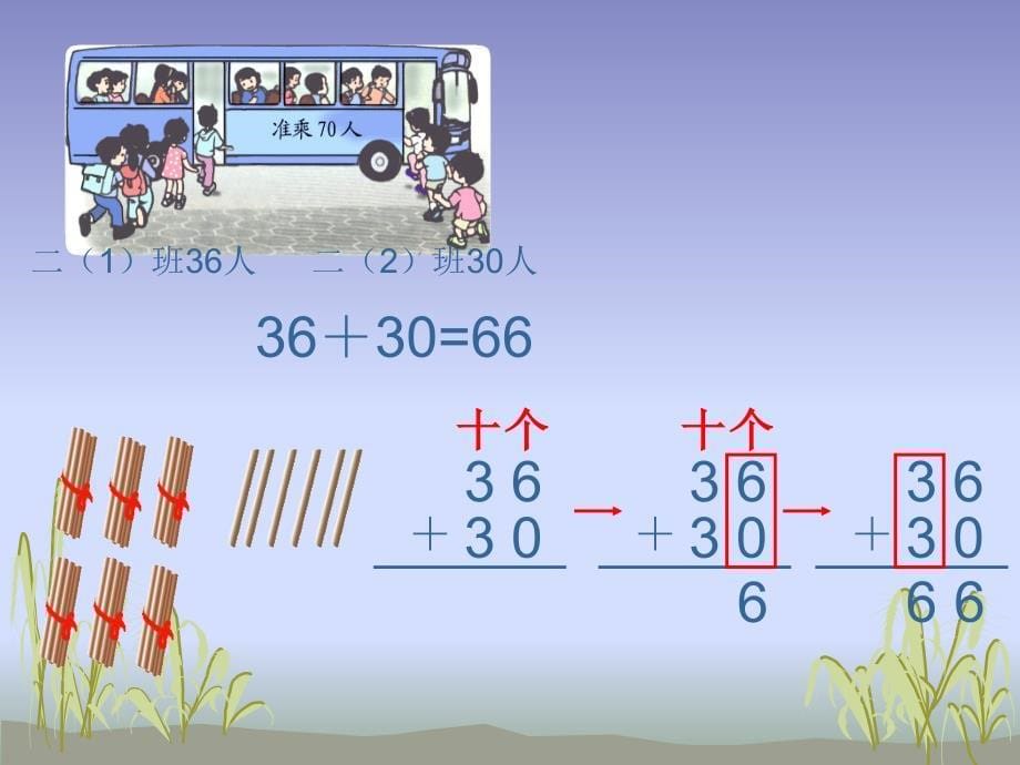 人教版数学二年级上册两位数加法不进位加课件_第5页