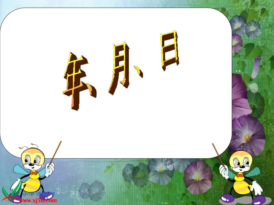北师大版数学三年级上册《年月日》PPT课件_第1页