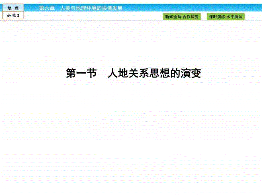 高中(教版)地理必修2课件第6章 人类与_第2页