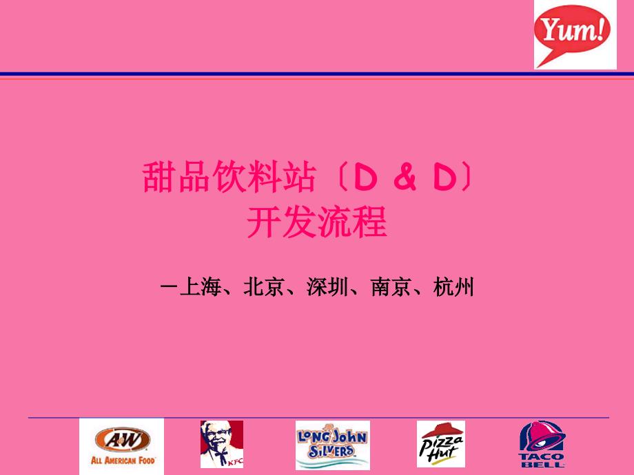 甜品饮料站DD开发流程ppt课件_第1页