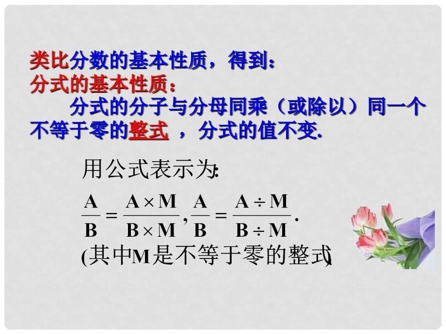 云南省西盟佤族自治县第一中学八年级数学下册 16.1.2 分式的基本性质与约分课件 人教新课标版_第5页