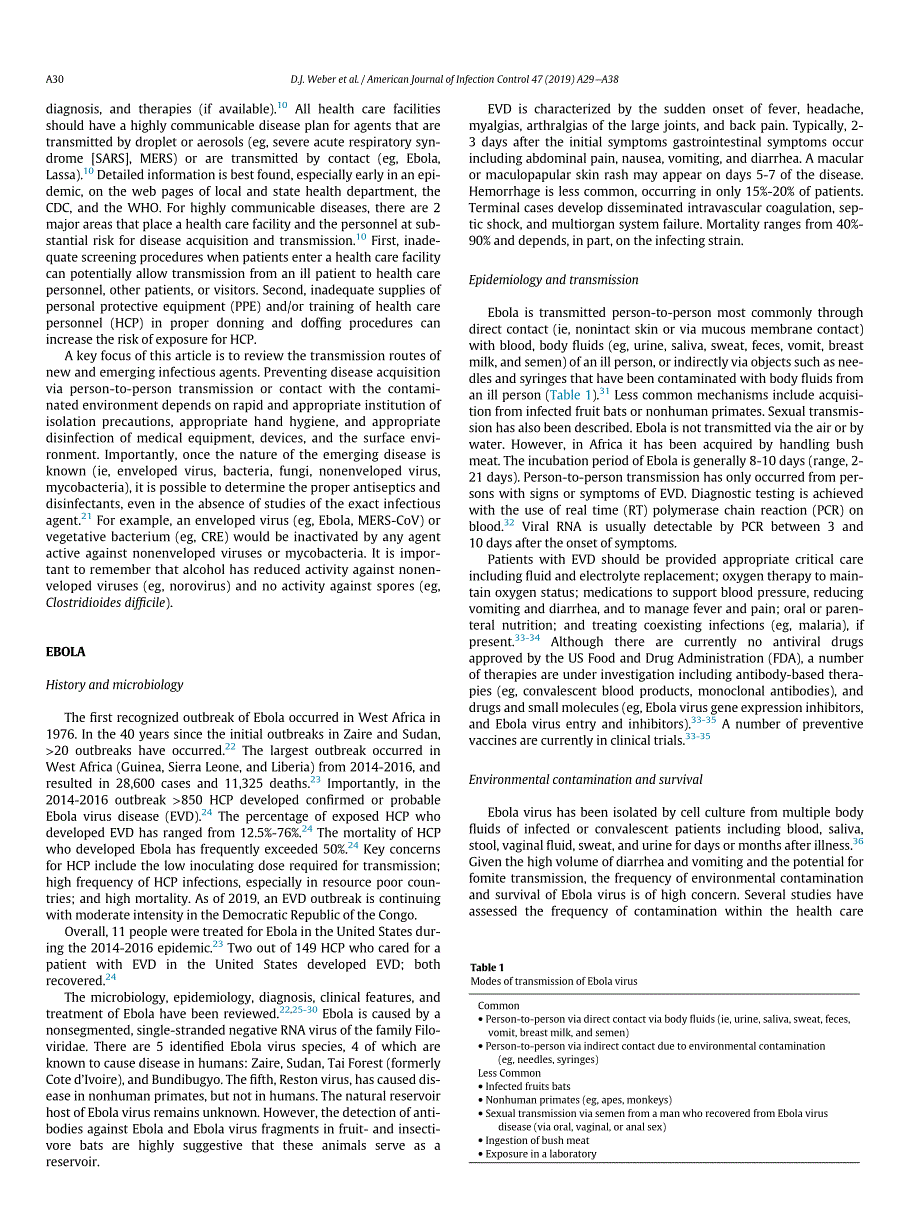 【病毒外文文献】2019 New and emerging infectious diseases (Ebola, Middle Eastern respiratory syndrome coronavirus, carbapenem-resistant_第2页