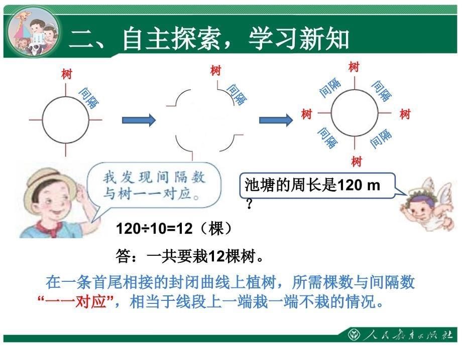 在一条首尾相接的封闭曲线上植树_第5页