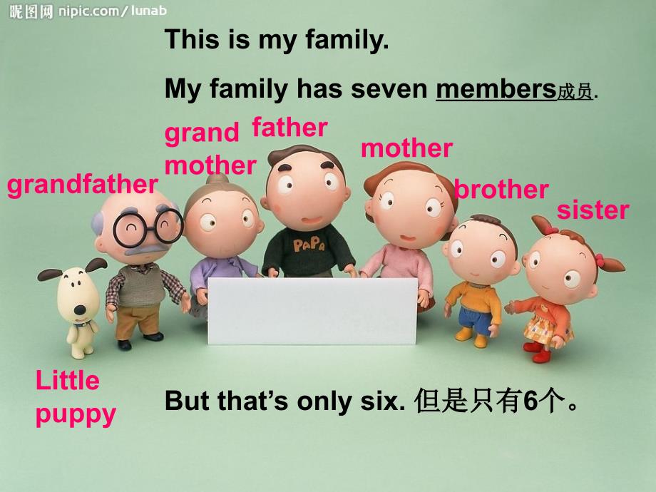 四年级英语上册 Unit6 Meet My Family 课件4 人教PEP_第2页