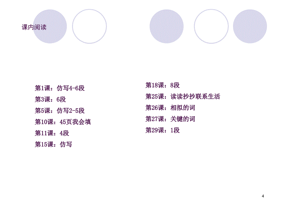 二年级下期阅读复习ppt课件_第4页