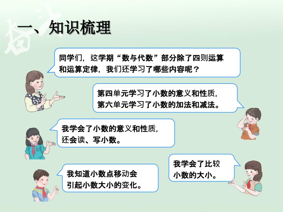 总复习小数的意义、性质和加减法【一年级上册数学】_第2页