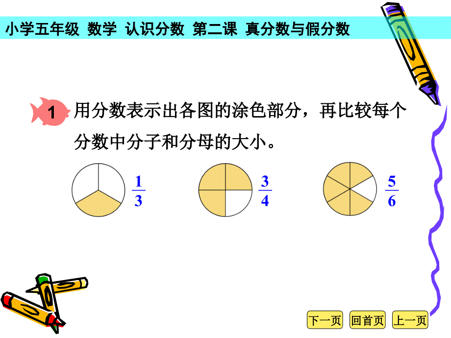 1.2真分数与假分数学习指南_第2页