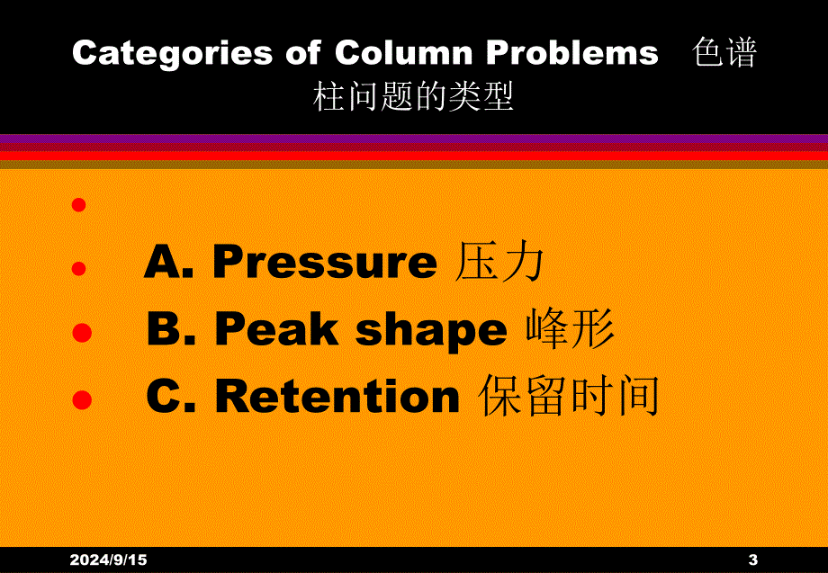 色谱柱和色谱系统的故障检修PPT课件_第3页