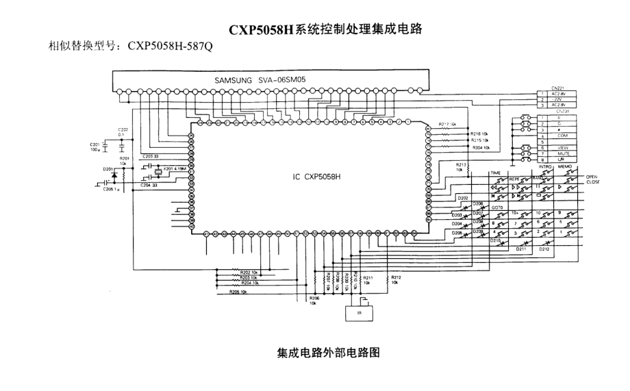 CX序列的集成电路CXPH系统控制处理_第1页