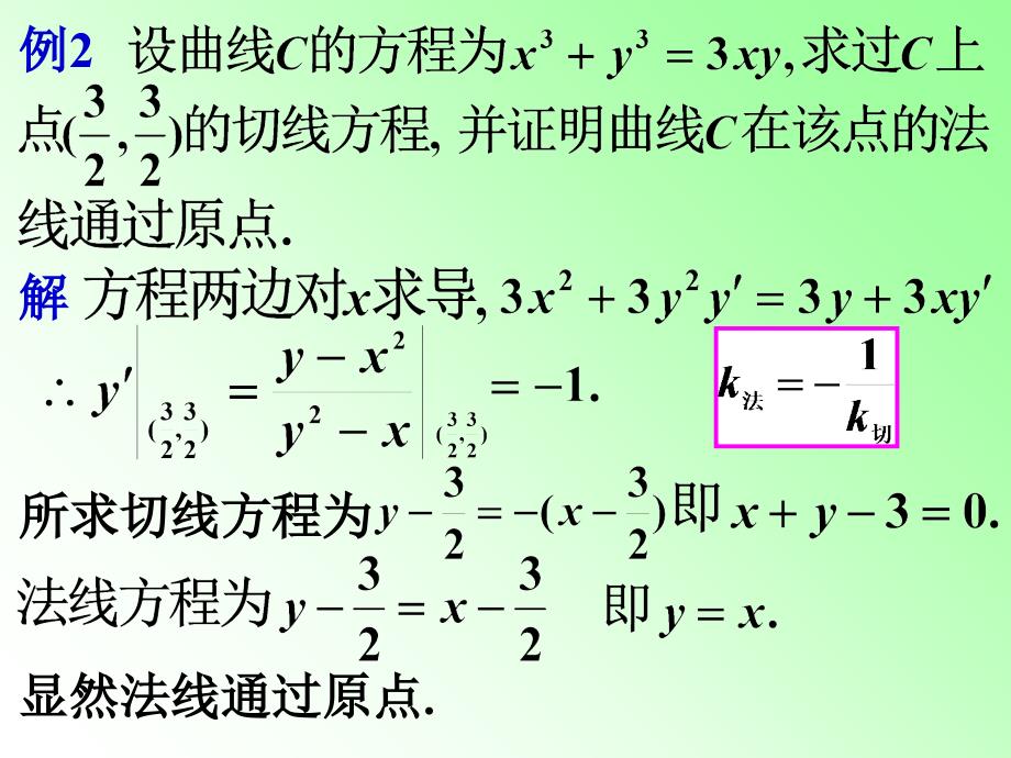 隐函数、参数方程的导数_第4页