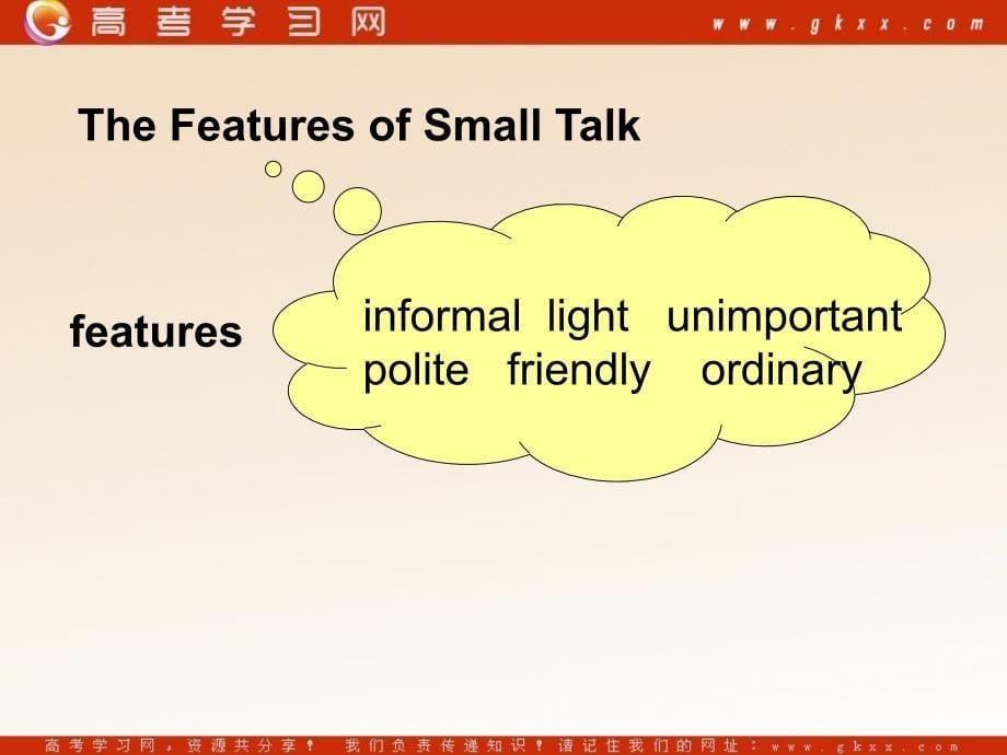 Module 1《Small Talk》introduction,reading and voca课件3（45张PPT）（外研版选修6）_第5页