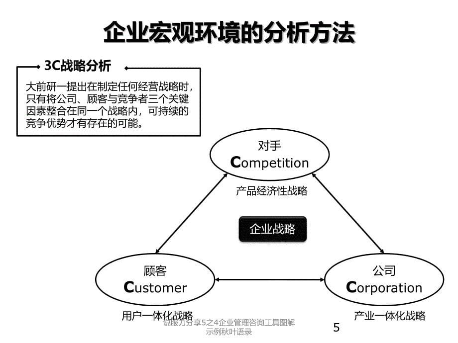 说服力分享5之4企业管理咨询工具图解示例叶语录课件_第5页