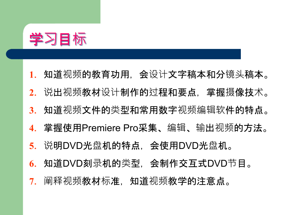 视频媒体及技术培训教材(PowerPoint 89页)_第4页