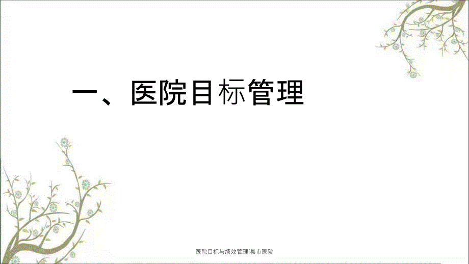 医院目标与绩效管理f县市医院_第2页