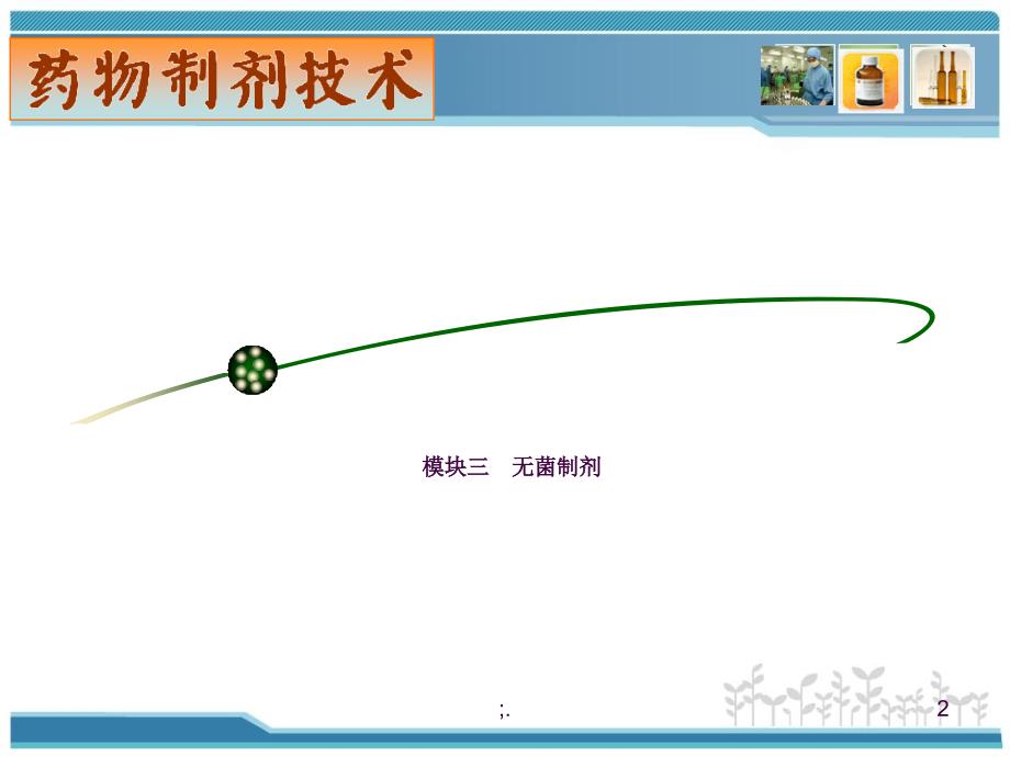 药物制剂技术34模块三无菌制剂眼用液体制剂技术ppt课件_第2页