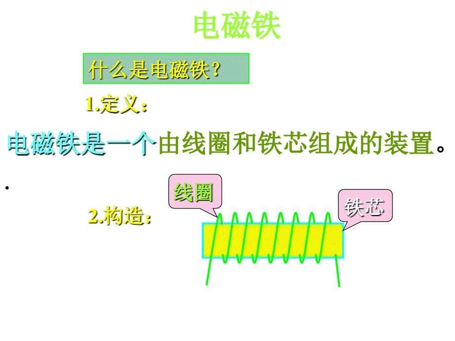 教科版科学六年级上册《电磁铁》PPT_第5页