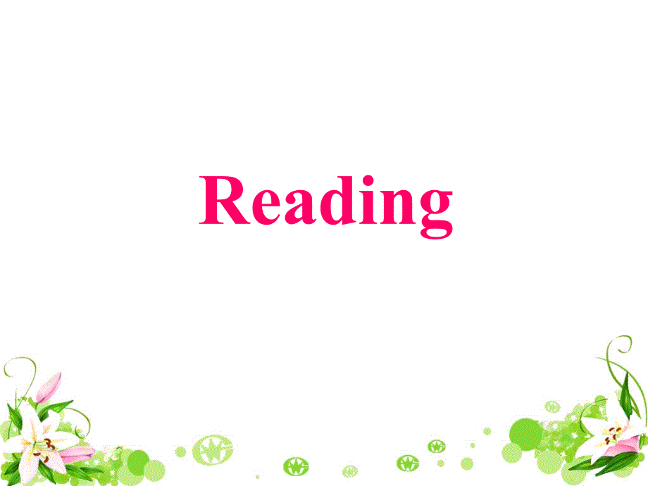 第一册unit4Reading_第1页