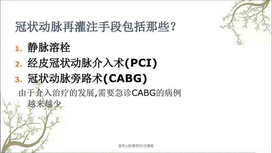 急性心肌梗死PCI与溶栓课件_第4页