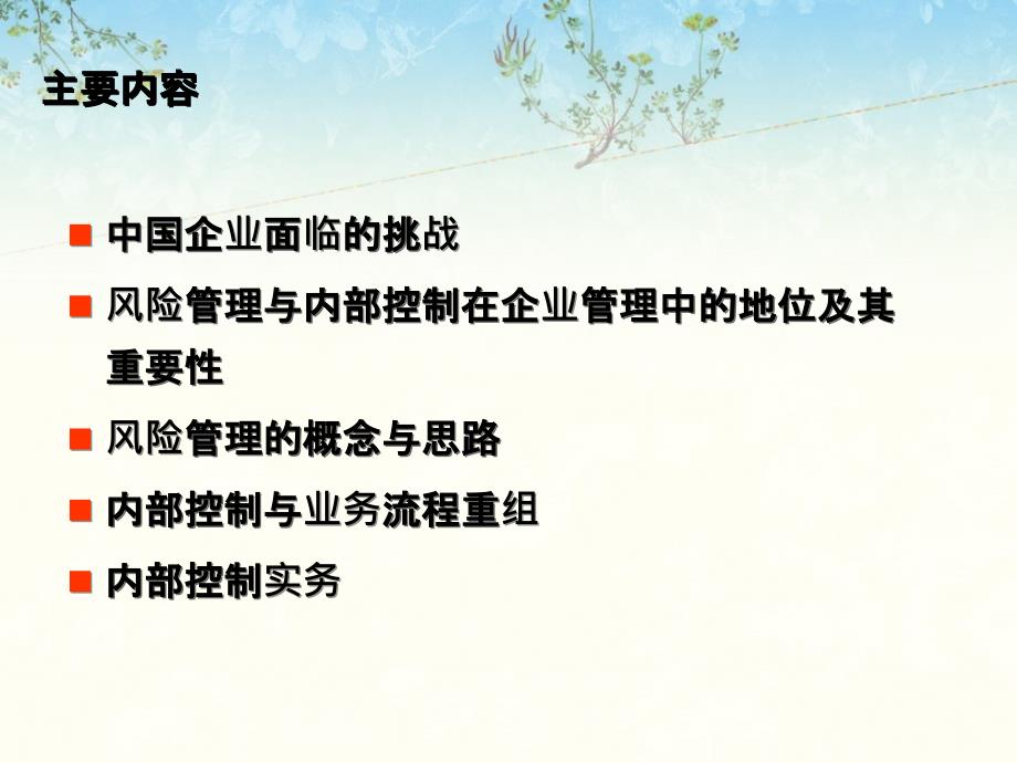 强化企业风险管理夯实企业内部管控制度框架_第2页