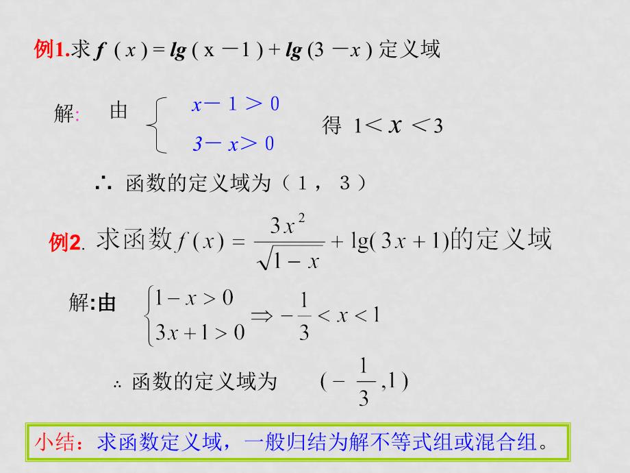 高中数学：函数的定义域的求法常见函数定义域求法课件新课标人教A版必修1_第3页