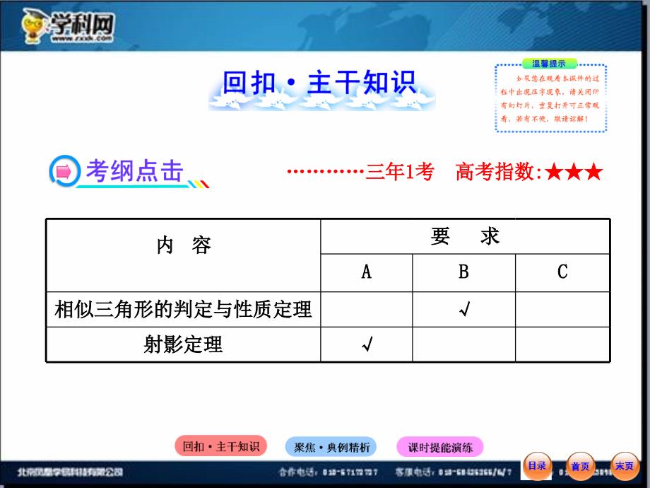 高中全程复习方略配套课件13.1平行截割定理与相似三角形_第2页