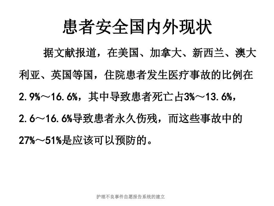 护理不良事件自愿报告系统的建立课件_第5页