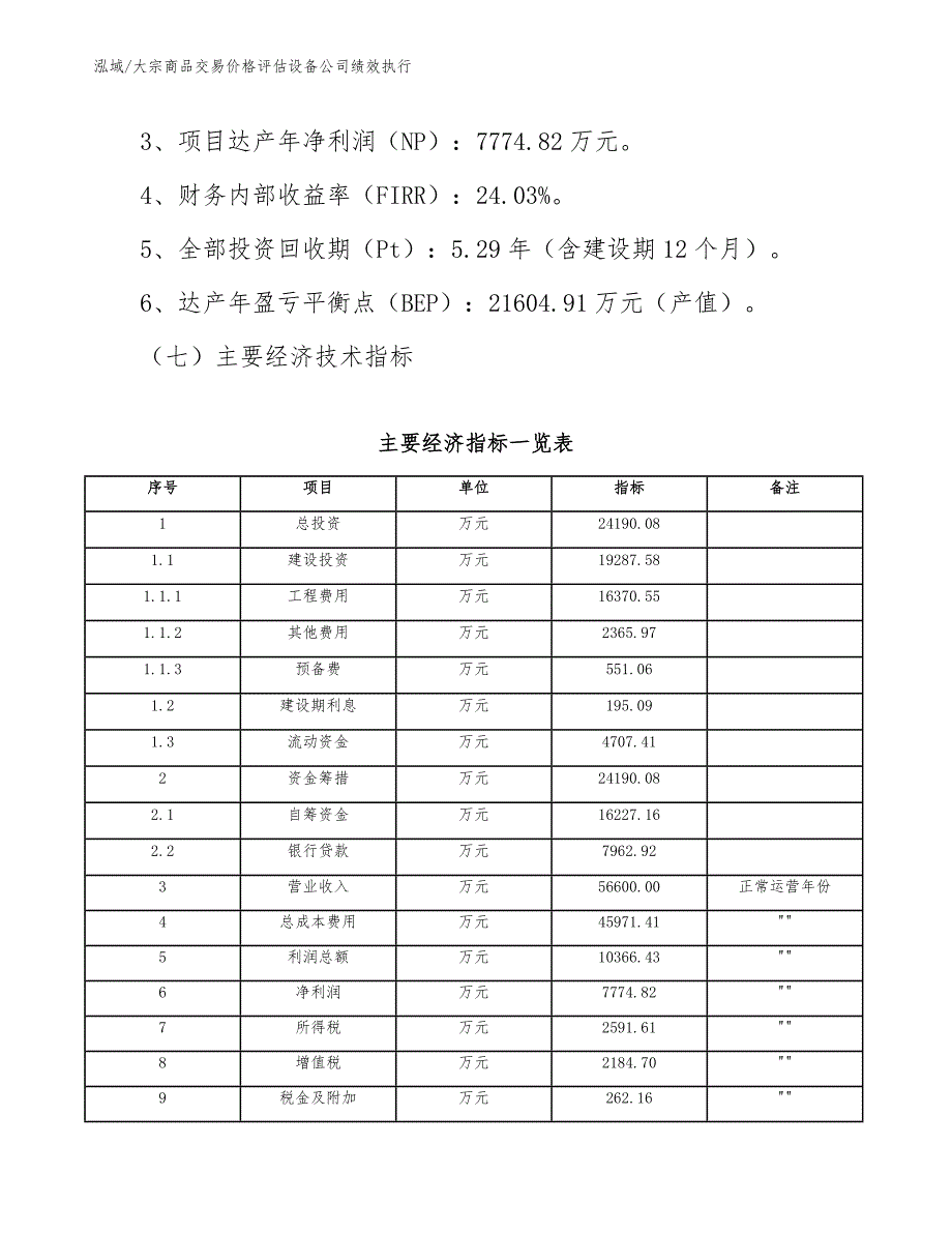 大宗商品交易价格评估设备公司绩效执行【范文】_第3页