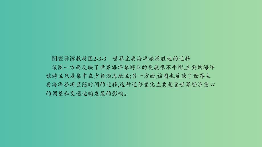 2019高中地理 第二章 海洋开发 第三节 海洋旅游业课件 中图版选修2.ppt_第4页