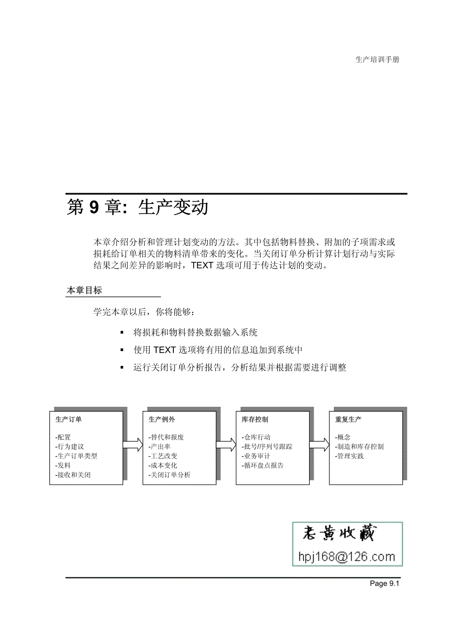 sap教程之生产变动(doc 24页)_第1页