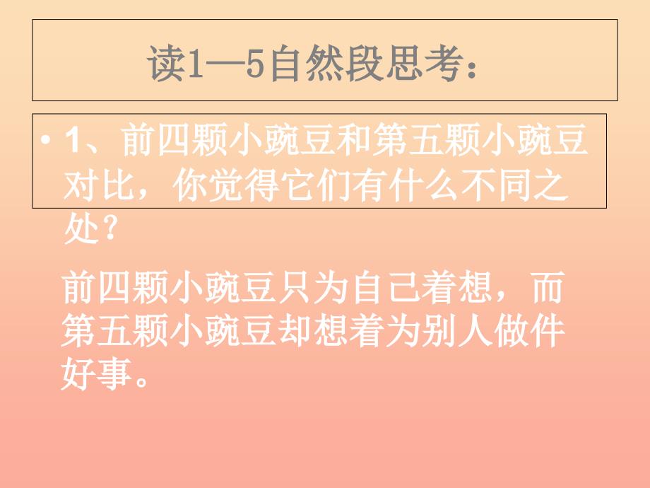 四年级语文上册第一单元一颗小豌豆课件1西师大版_第2页