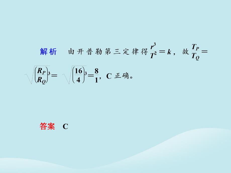 2019届高考物理二轮复习 第一部分 专题整合 专题一 力与运动 第4讲 万有引力与航天课件_第3页